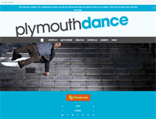 Tablet Screenshot of plymouthdance.org.uk